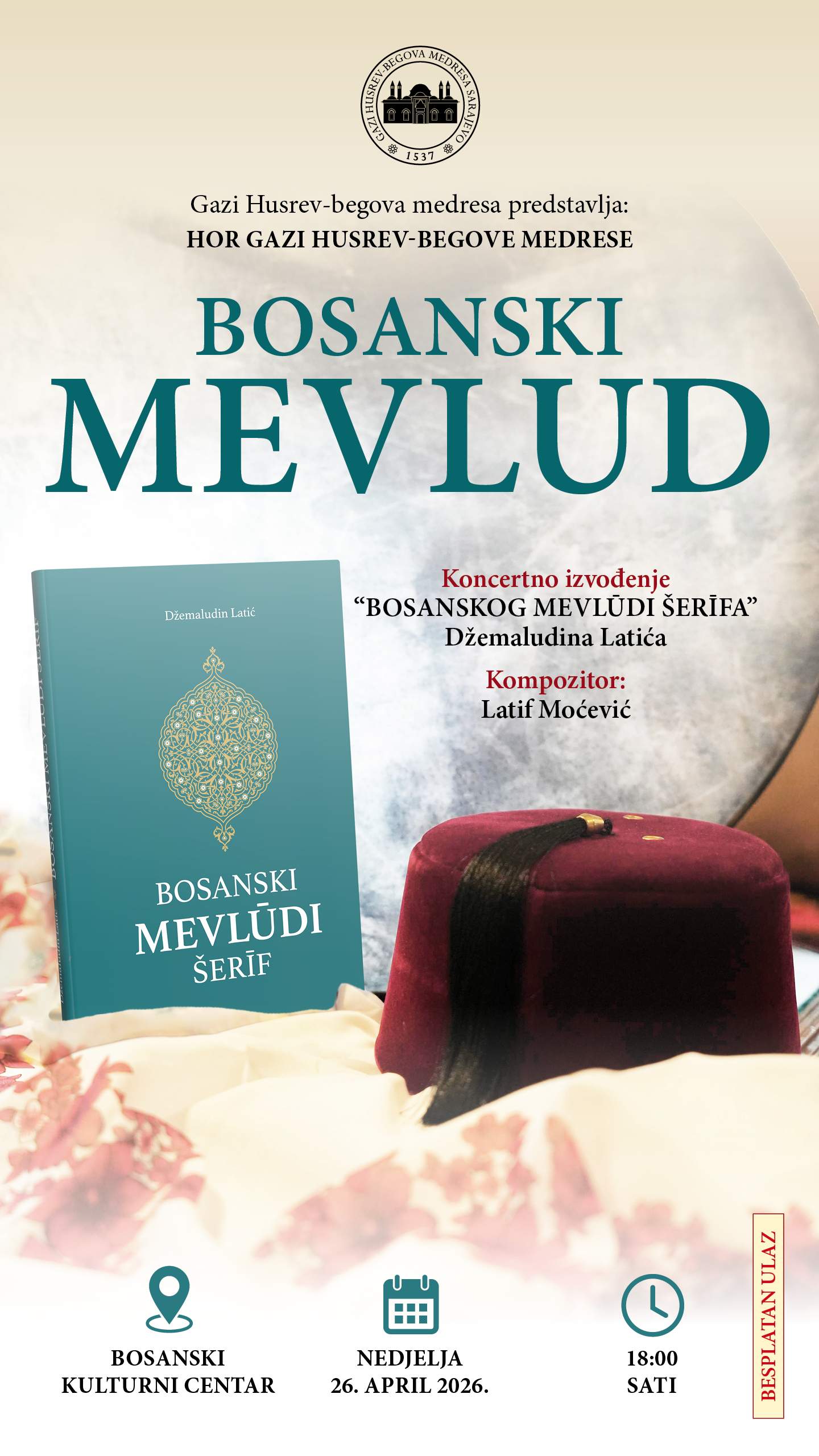 Reel - Instagram 1080x1920.jpg - U nedjelju koncertno izvođenje 